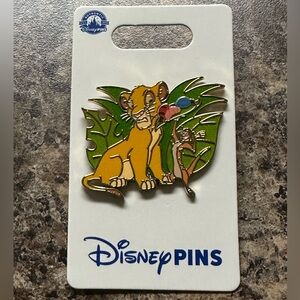 Disney Parks Trading Pin - The Lion King - Simba and Timon - Grubs - 2024